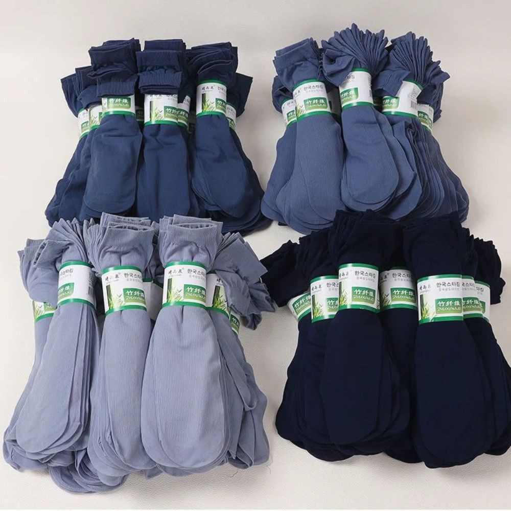 10 пар новых дышащих мужских н – обзор и цена Silk Sock Bamboo