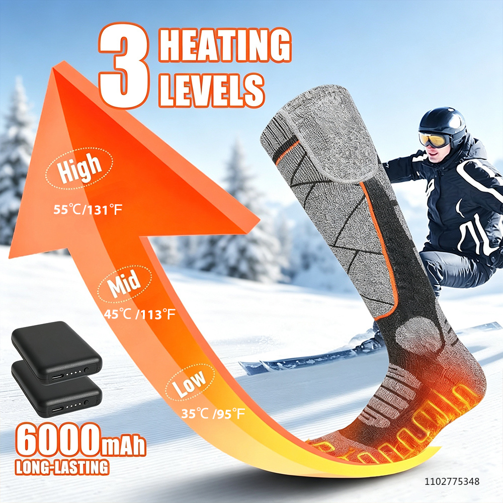 Новые перезаряжаемые носки с п – обзор и цена Thermal Sock Winter